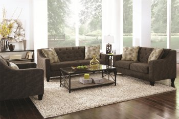 Avondale 503911 Sofa in Charcoal Fabric by Coaster w/Options [CRS-503911 Avondale]