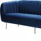 Willow Sofa 687 in Navy Velvet Fabric by Meridian w/Options