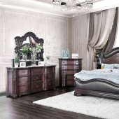 Arcturus Bedroom CM7859 in Brown Cherry w/Options