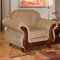 Light Brown Chenille Transitional Living Room Sofa w/Options