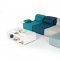 Jamie Sectional Sofa in Multi-Colored Blue Fabric by VIG