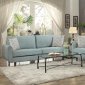 Wrasse Sofa 9944TL in Teal by Homelegance w/Options