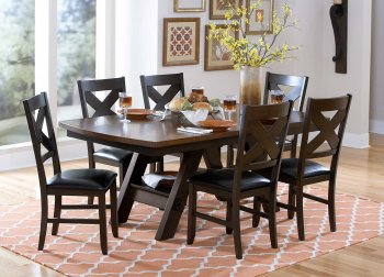 Rockville 5022-78 Dining Table by Homelegance w/Options [HEDS-5022-78 Rockville]