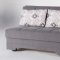 Twist Pure Gray Loveseat Sleeper by Istikbal