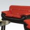 50710 Orel Sofa in Red & Black Bonded Leather by Acme w/Options