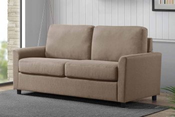 Zenas Sleeper Sofa 57225 in Beige Fabric by Acme [AMSB-57225 Zenas]