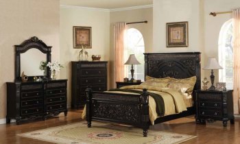 Rose Bedroom Traditional 6Pc Set w/Options [ADBS-Rose]