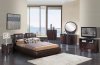 8269 Emily Wenge Bedroom Set by Global w/Brown Bed & Options