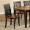 CM3101T Earlham 5Pc Dinette Set in Black & Oak w/Options