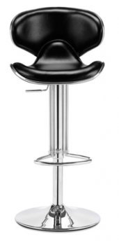 White, Black, Red or Espresso Leatherette Set of 2 Barstools [ZBA-Fly Barstool]