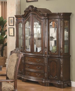 Andrea 103114 Buffet in Brown by Coaster w/Optional Hutch [CRBU-103114 Andrea]