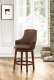 Bayshore 5447-24FAS Set of 2 Swivel Counter Height Chairs