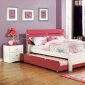 Kimmel CM7626PK 4Pc Kids Bedroom Set in White/Pink w/Options