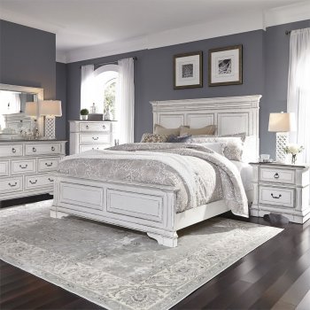 Abbey Park 5Pc Bedroom Set 520-BR-QPB in Antique White - Liberty [LFBS-520-BR-QPB-Abbey Park]