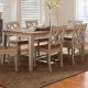 Al Fresco 7Pc Dining Set 541-CD in Driftwood & Taupe by Liberty