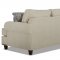 Alexa Sofa in Cream Fabric by Klaussner w/Options