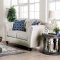 Porth Sofa SM2667-SF in Ivory Linen-Like Fabric w/Options