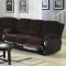 Chocolate & Espresso Two-Tone Modern Motion Sectional Sofa