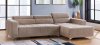 U0037 Sectional Sofa in Hyde Oat Fabric by Global