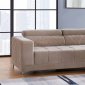 U0037 Sectional Sofa in Hyde Oat Fabric by Global