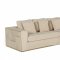 Mobray Sofa in Beige Velvet Fabric by VIG