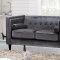 Taylor Sofa 642GRY in Grey Velvet Fabric w/Optional Items