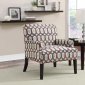 902620 Accent Chair Set of 2 in Printed Fabric by Coaster