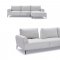 Hero Sectional Sofa 560 in Grey Fabric by VIG w/Options