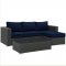 Sojourn Outdoor Patio 3Pc Sectional Set EEI-1889 by Modway