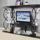 91125 Milo Entertainment Unit in Black by Acme