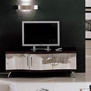 Waves Modern Espresso TV Stand by VIG [VGTV-Waves]