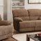 51140 Malvern Motion Sofa Light Brown Fabric by Acme w/Options