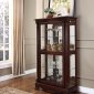 Carrie Curio Cabinet 90066 in Cherry by Acme