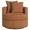 Debbie Swivel Accent Chair Set of 2 902275 Burnt Orange -Coaster