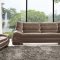 6073 Sofa in Brown Leather by ESF w/Optional Loveseat & Chair