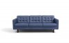 Venere Sofa in Navy Leather by Beverly Hills w/Options