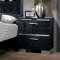 Malte 5Pc Bedroom Set CM7049BK in Black & Silver w/Options