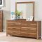 Ethan 205651 Bedroom in Natural Brown by Coaster w/Options