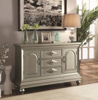 950633 Accent Cabinet in Silver Tone by Coaster