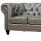 Zahara Sofa TOV-S24 in Silver Leatherette by TOV Furniture