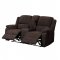 Madden Motion Sofa 55445 in Brown Chenille by Acme w/Options