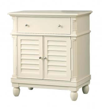 Havisham 4687BLK Cabinet in White by Homelegance [HECA-4687WHT Havisham]