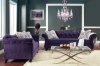 Antoinette Sofa SM2222 in Purple Fabric w/Options