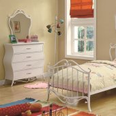 Bella 400521 Kids Bedroom 4Pc Set in White by Coaster w/Options