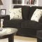 503781 Yasmine Sofa in Black Fabric by Coaster w/Options