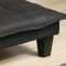 Black Fabric Modern Stylish Casual Convertible Sofa Bed