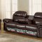 Bonanza Reclining Sofa in Brown Bonded Leather w/Optional Items