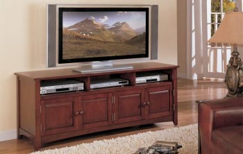 Cherry Finish Classic Plasma or LCD TV Stand w/Storage Cabinet [PXTV-F4417]