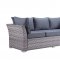 Laurance Outdoor Patio Sectional Sofa Set OT01092 Gray by Acme