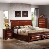 B2700 Bedroom in Oak w/2 Drawer Bed